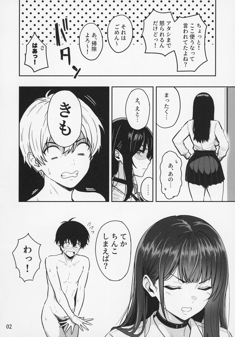 (C105) [Sakamoto Shouten (Nishizawa Mizuki)] Gal to Meccha Namahame Nakadashi Ecchi Suru Hanashi #2 - Page 4