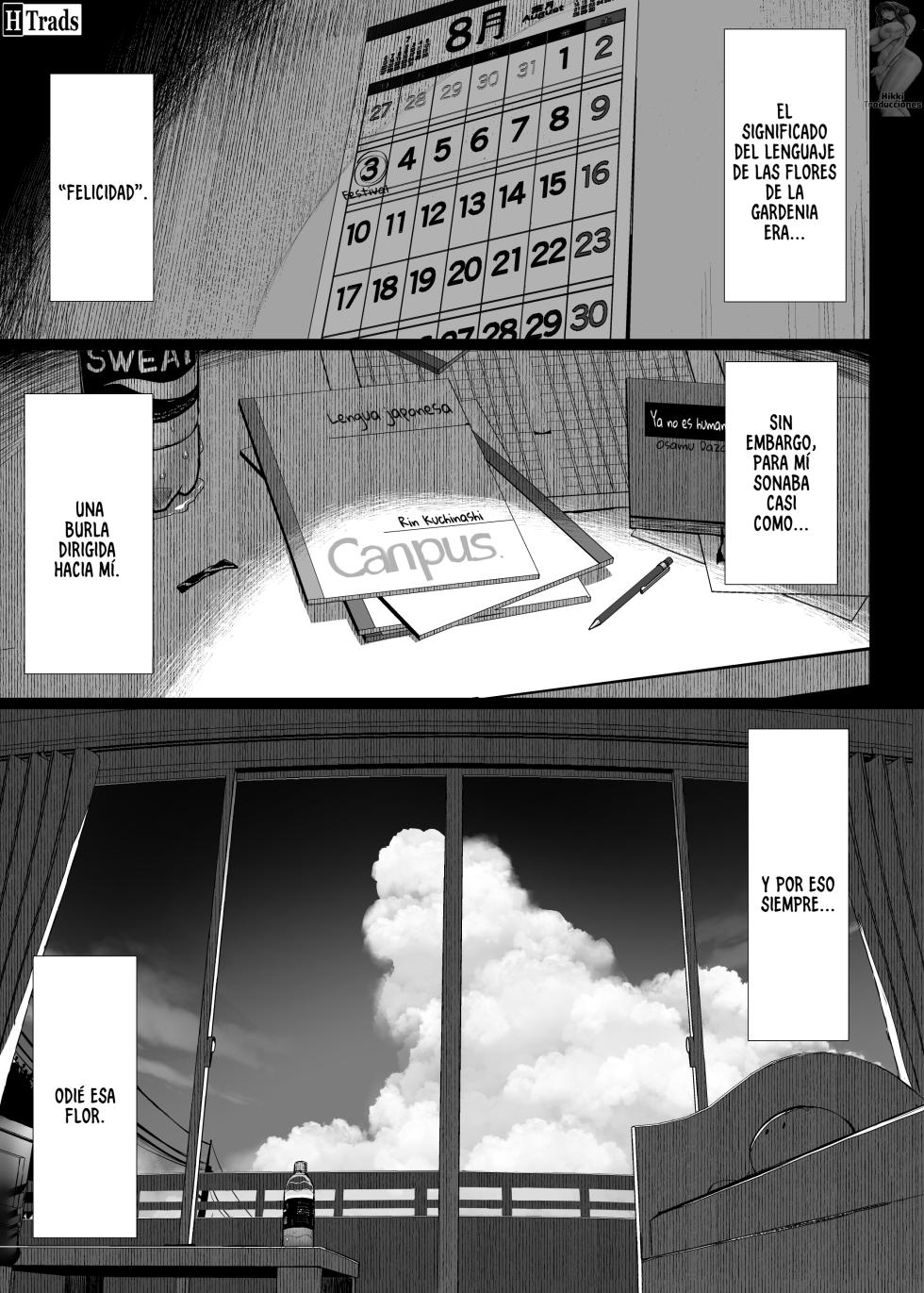 [MOSQUITONE. (Great Mosu)] Bungaku Shoujo wa Somerareru 3 - Falling Gardenia, Falling Love. | Mi amiga ahora es la puta de otro. 3 [Spanish] [HikkiTrads] [Digital] - Page 2
