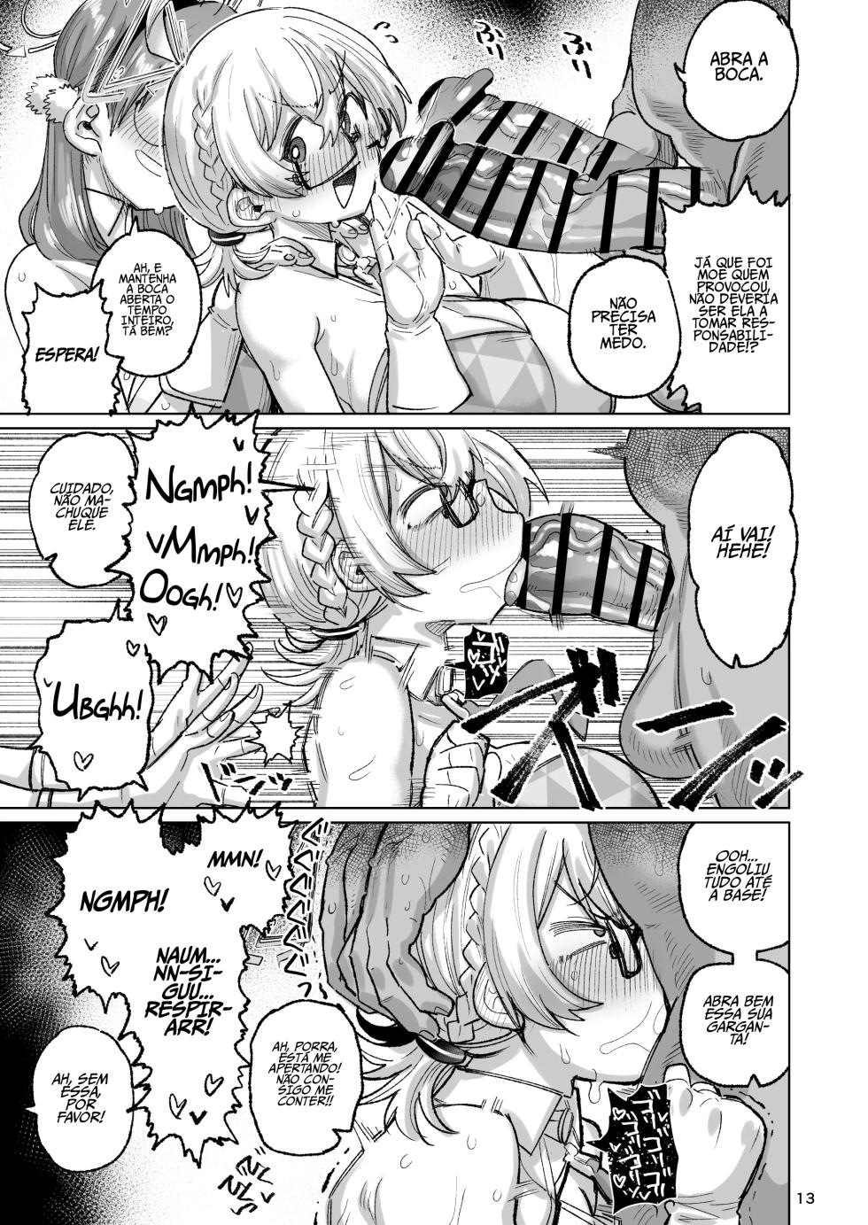 [Nikutai Gengo Club (Dekosuke)] Sukitooru Ero Megane (Blue Archive) [Portuguese-BR] [Digital] - Page 12