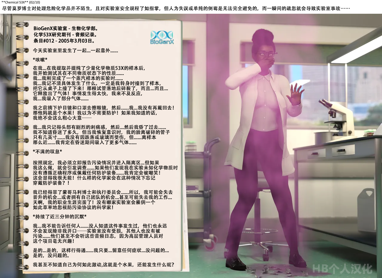 [Fiddlestix3DX] 53X化学物 (HB个人翻译) Chemical 53X - Page 2