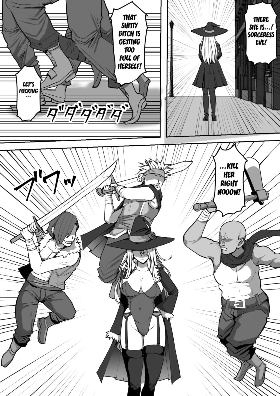 [Shiroi Tentoumushi (Ta ta)] Majo ga Shokushu ni Kisei sa re Shokushu o Shussan shi Makuru Hanashi [English] [Kuraudo] - Page 2