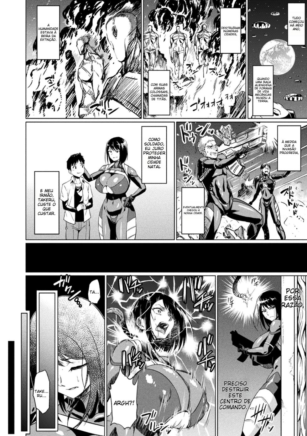 [Ahemaru] Akume on Titan | Climax on Titan (Ahegao o Sarashisu Midarana Otome) [Portuguese-BR] [Digital] - Page 2