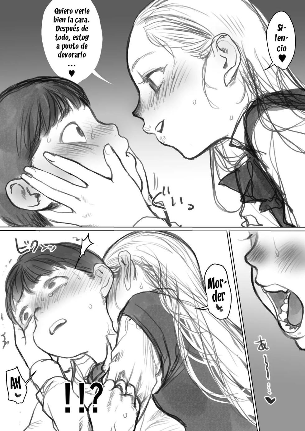 (C102) [Rinjuu Circus (Haguhagu)] Manadeshi ga Shishou no Shishou o Okuchi de Mederu Ohanashi ~FANBOX Matome Hon~｜Dándole amor al pene del maestro con la boca de su amada discípula ~Recopilación FANBOX~ [Spanish] [Hs enfermos] - Page 12