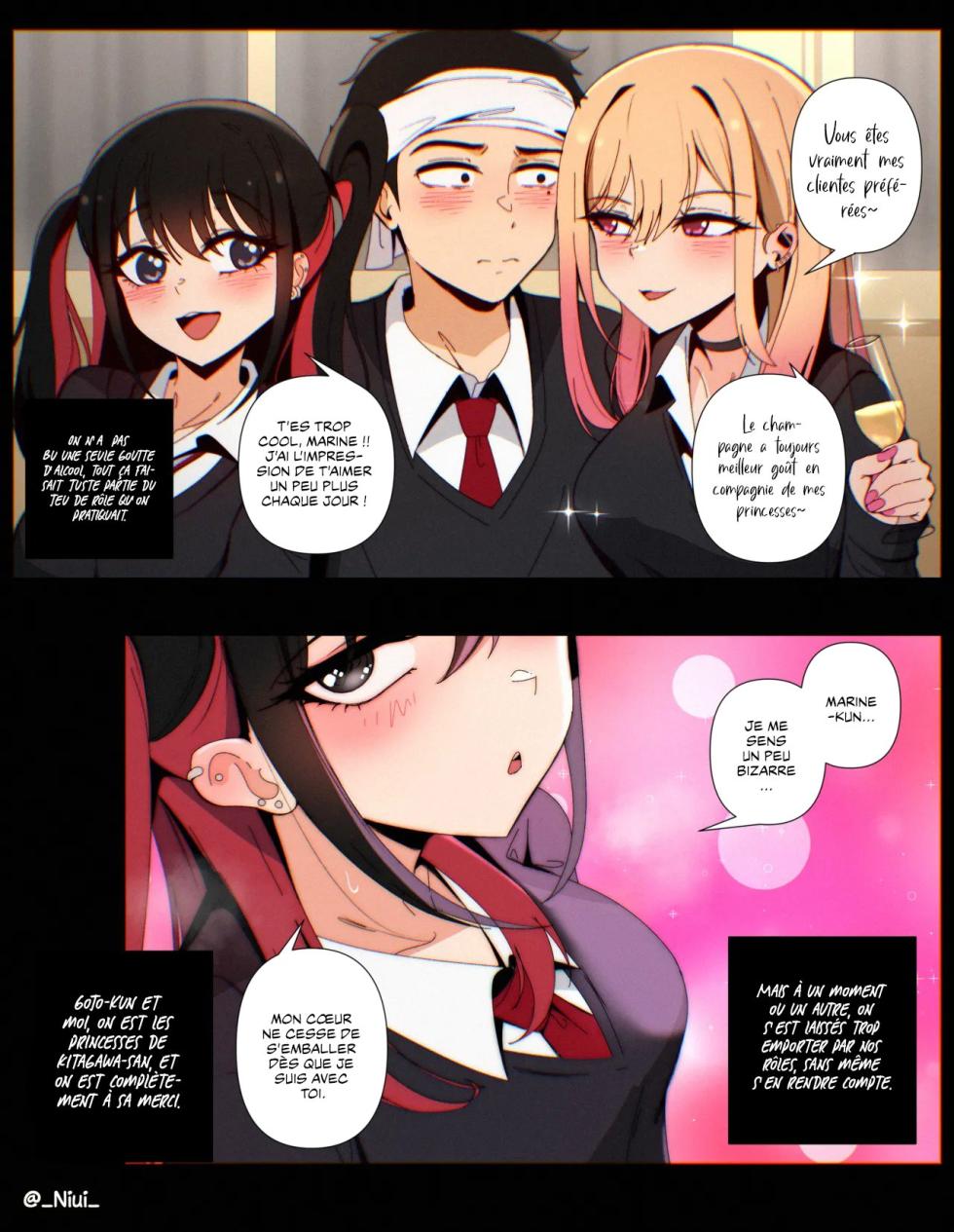 [Niui] Marin, Gojo & Nowa (My Dress-Up Darling)(nervscan)(french) - Page 1