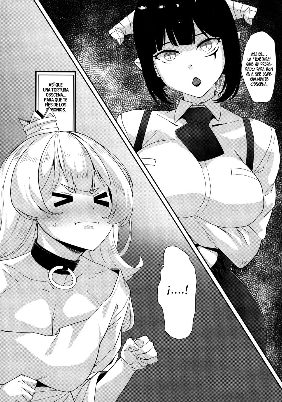 [Batten Kariba (Ankoku Emu Shougun)] Ecchi na Yatsu ka - ¿Algo obsceno? (Himesama "Goumon" no Jikan desu) [Spanish] [Gisicom] [Digital] - Page 3