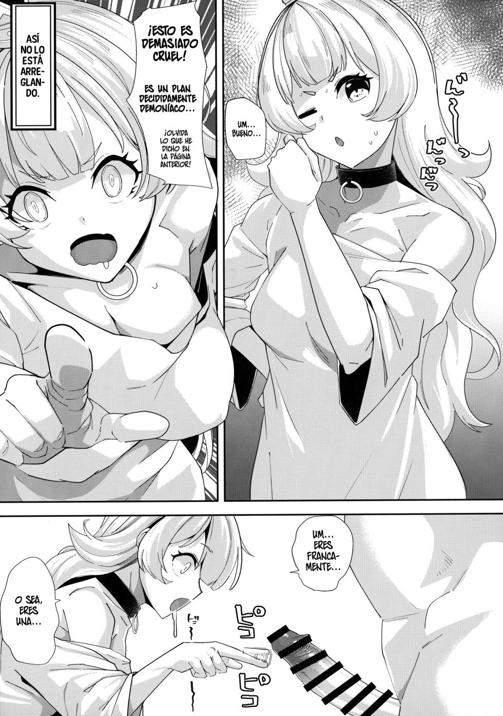 [Batten Kariba (Ankoku Emu Shougun)] Ecchi na Yatsu ka - ¿Algo obsceno? (Himesama "Goumon" no Jikan desu) [Spanish] [Gisicom] [Digital] - Page 6