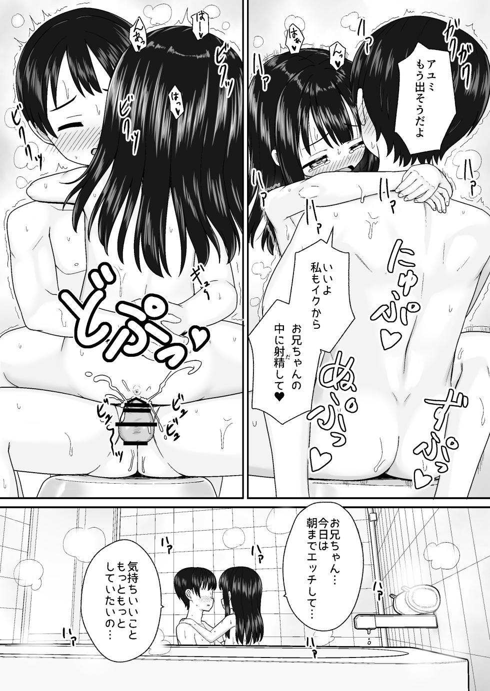 [Nekonumedou (Nekonume)] Sukisuki Onii-chan Fuyu Ecchi -Fuyu no Atatameai Kotatsu de Ecchi kara no Ofuro Ecchi de Pokapoka Icha Love na Futari- [Digital] - Page 22