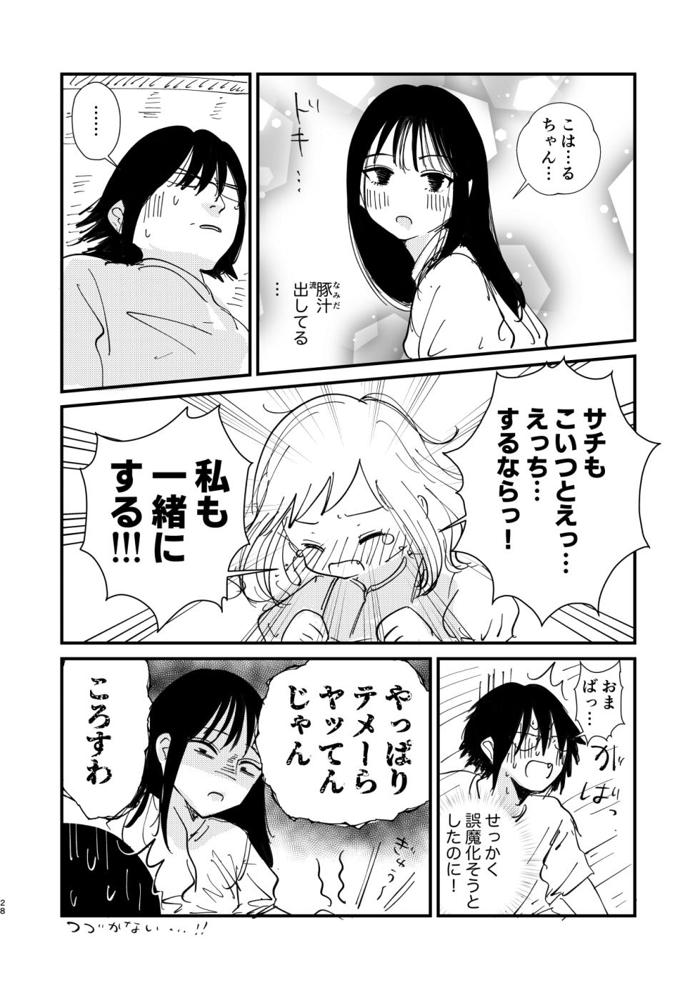 [Kakumei Seifu Kouhoushitsu (RADIOHEAD)] Sachi, Kimochi o Yoku shite Ageyou. (Watashi ga Motenai no wa Dou Kangaetemo Omaera ga Warui!) [Digital] - Page 28