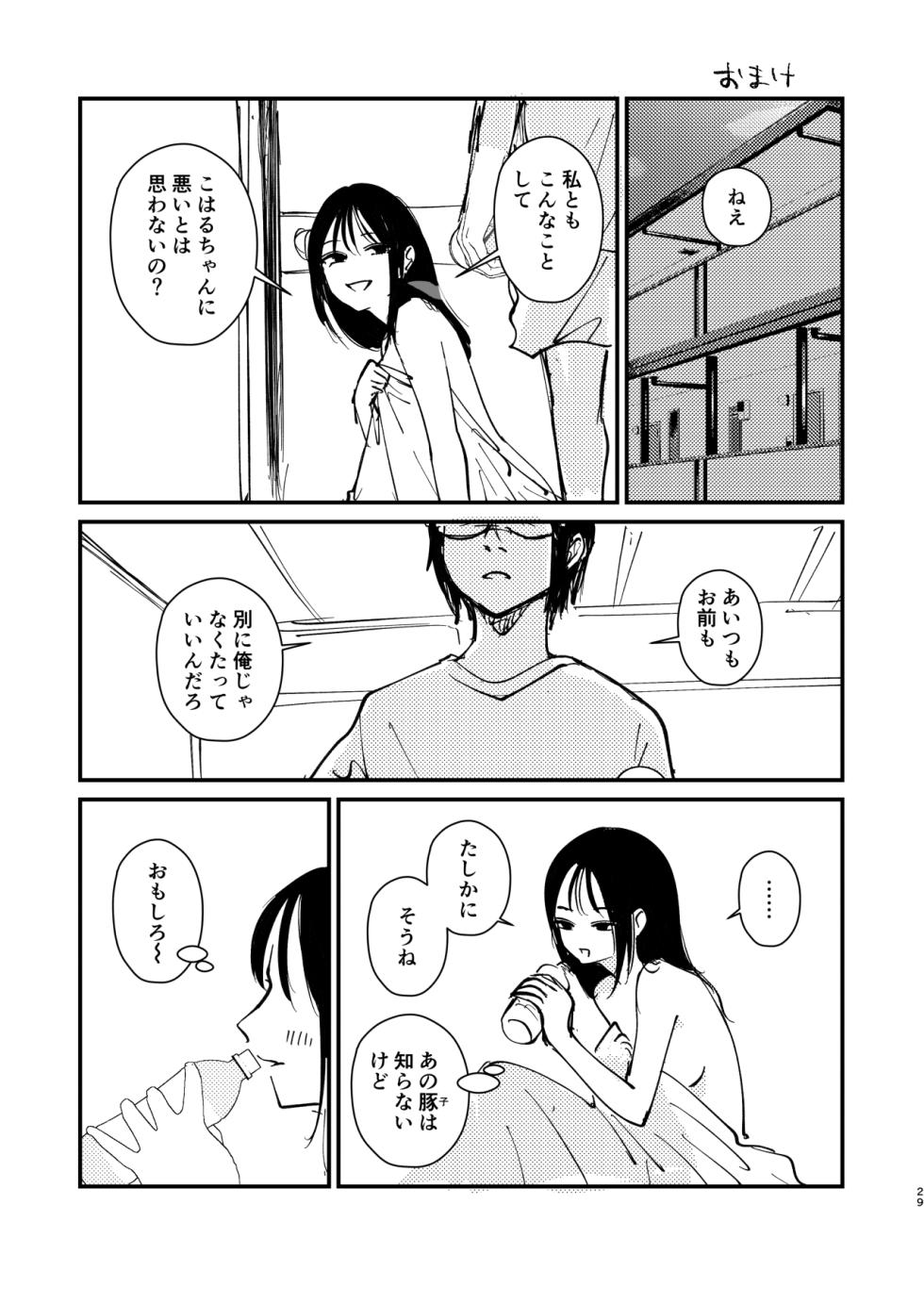 [Kakumei Seifu Kouhoushitsu (RADIOHEAD)] Sachi, Kimochi o Yoku shite Ageyou. (Watashi ga Motenai no wa Dou Kangaetemo Omaera ga Warui!) [Digital] - Page 29