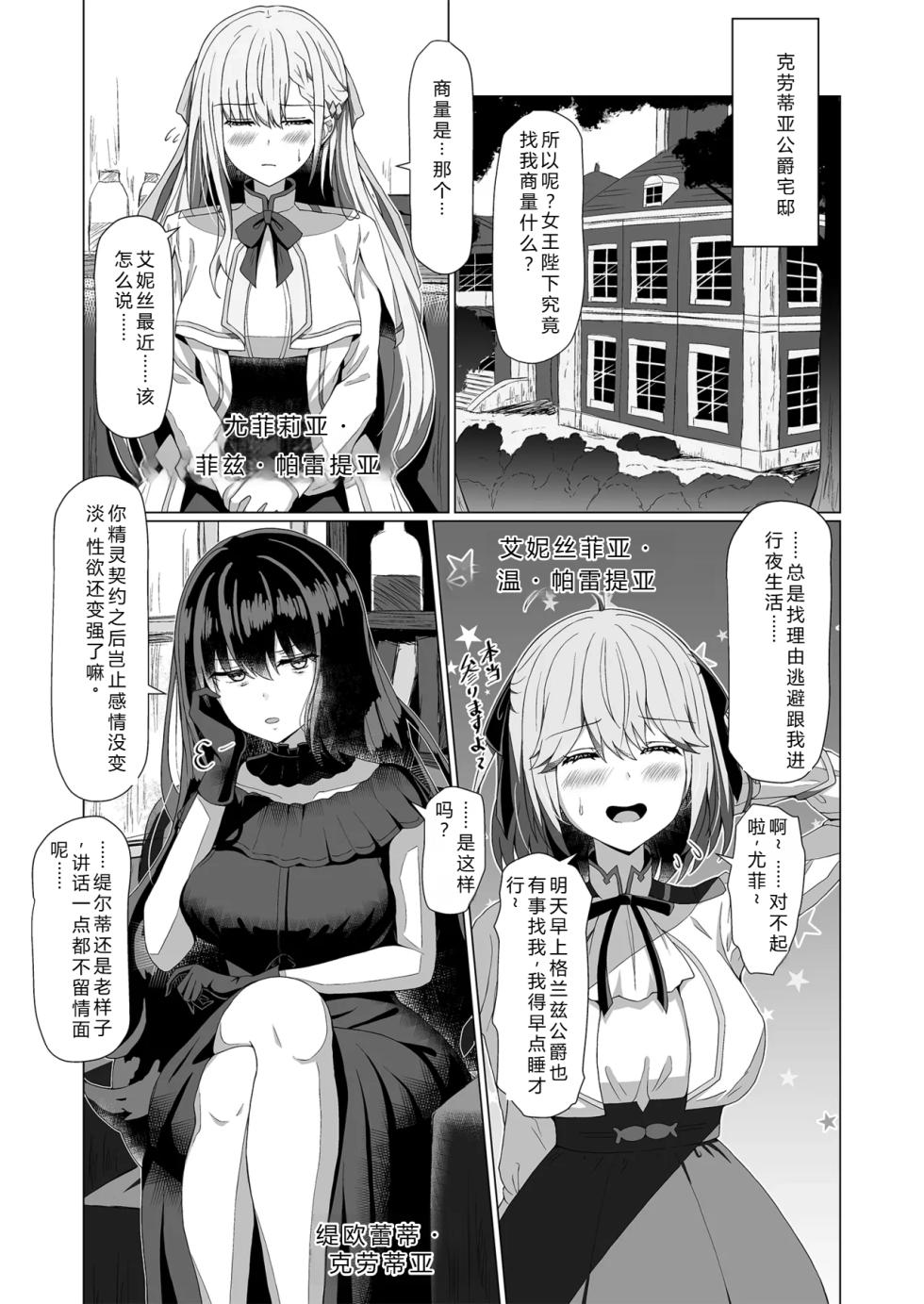 [Moe Push (Chingero)] Tensei Oujo to Tensai Reijou no Saiin Kakumei (Tensei Oujo to Tensai Reijou no Mahou Kakumei) [Chinese] [个人翻译] [Digital] - Page 5