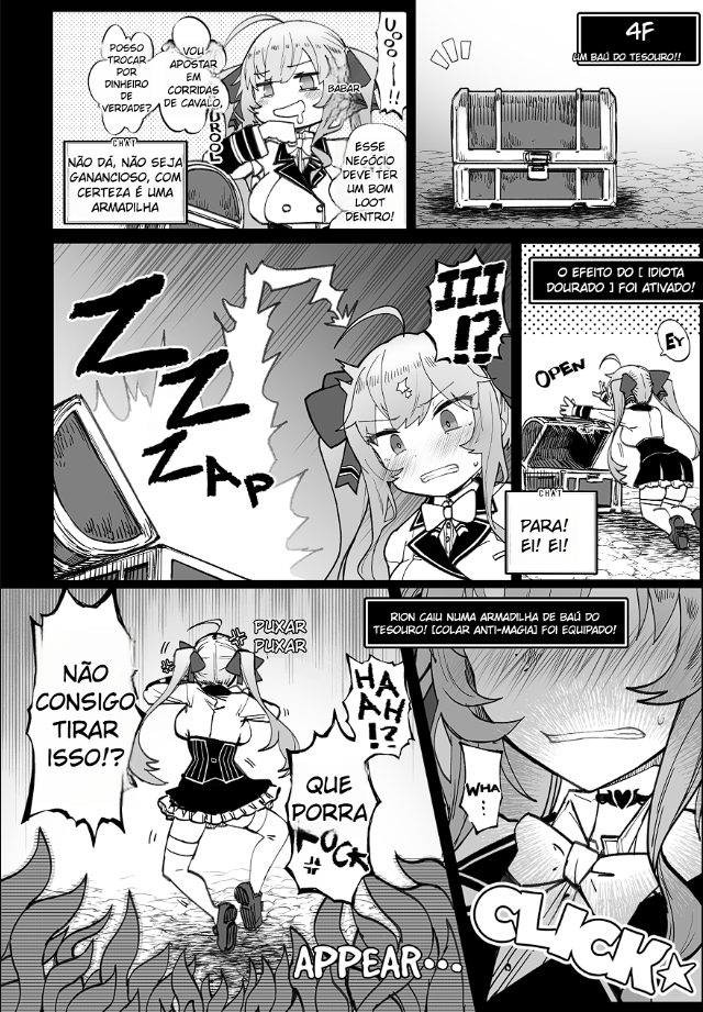 [30min-5000yen (Kagami Uekusa)] Niji Ero Trap Dungeon Bu 2 (Takamiya Rion) [Portuguese-BR] [Decensored] [Digital] - Page 7