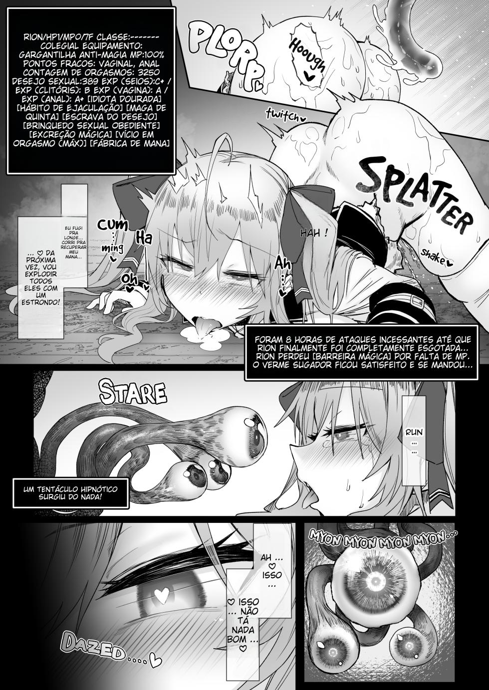 [30min-5000yen (Kagami Uekusa)] Niji Ero Trap Dungeon Bu 2 (Takamiya Rion) [Portuguese-BR] [Decensored] [Digital] - Page 18