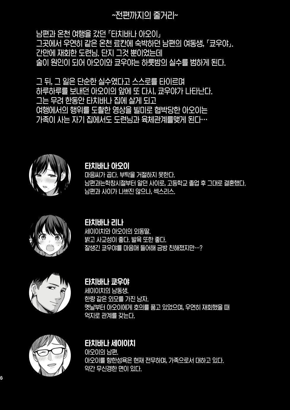 [AMAM (Ame Arare)] Mesu no Ie II ~Tsuma wa Midare Ubareru~ | 암컷의 집 II ~아내는 흐트러지며 빼앗긴다~ [Korean] [Digital] - Page 3