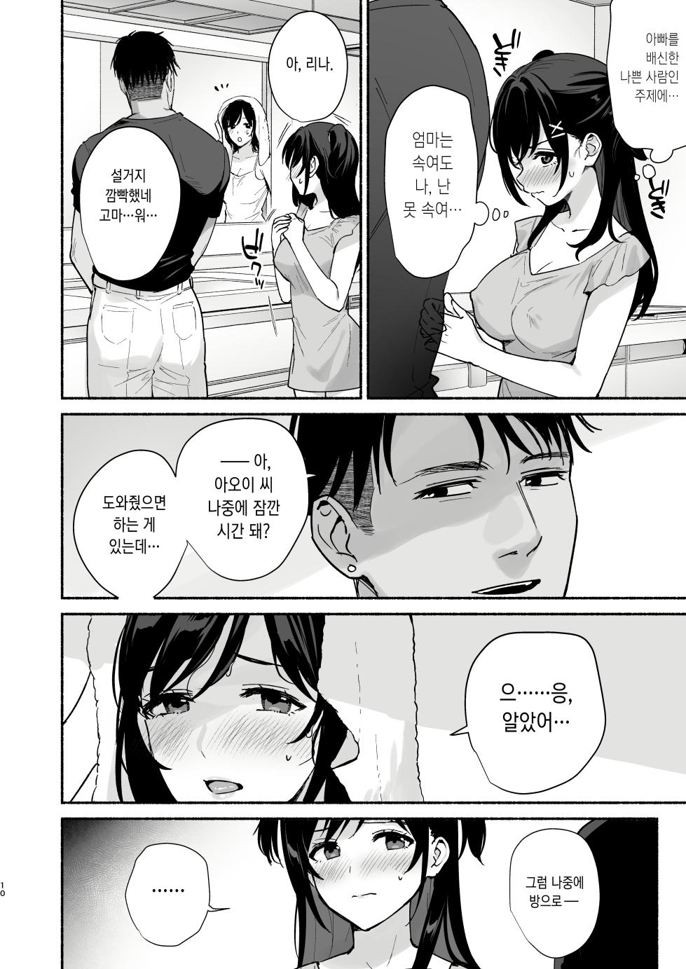[AMAM (Ame Arare)] Mesu no Ie II ~Tsuma wa Midare Ubareru~ | 암컷의 집 II ~아내는 흐트러지며 빼앗긴다~ [Korean] [Digital] - Page 9