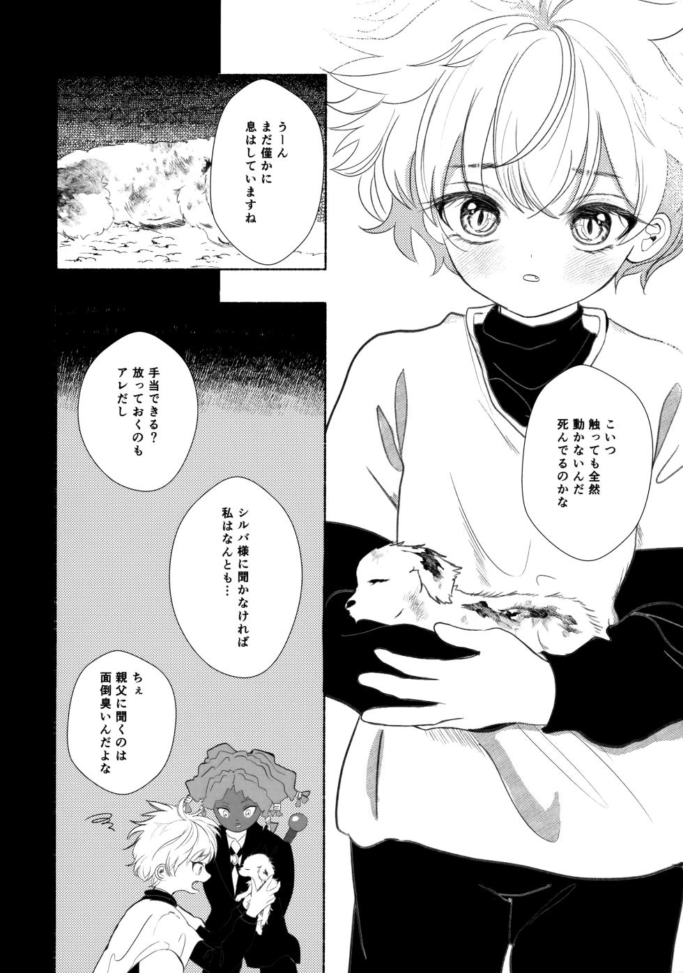 [Muchi-Patsu-Bakufu (Tayapiromimochi)] Hoshizora Shinjuu (Hunter x Hunter) - Page 13