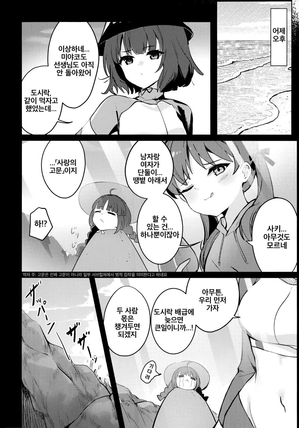 (C106) [Sandrop (KiTA)] Gettou Hanabi | 월토화화 (Blue Archive) [Korean] - Page 7