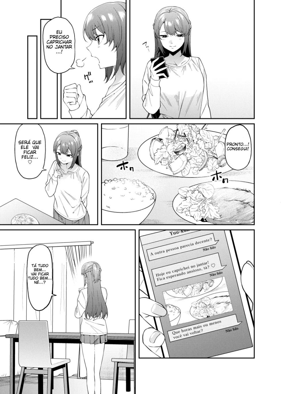 [FLAT (Yukyu Ponzu)] Bangohan no Osusowake [Portuguese-BR] - Page 4