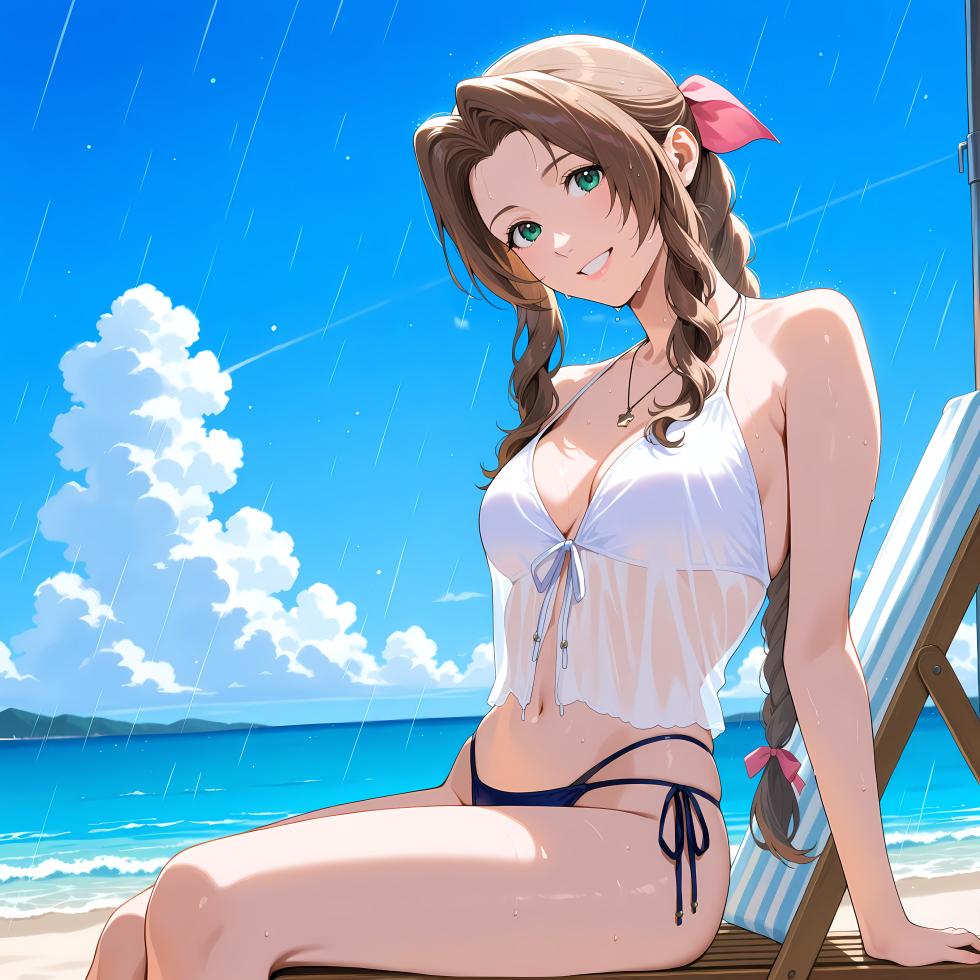 Aerith Banana Bouncer (Patreon) [AI Generated] - Page 4