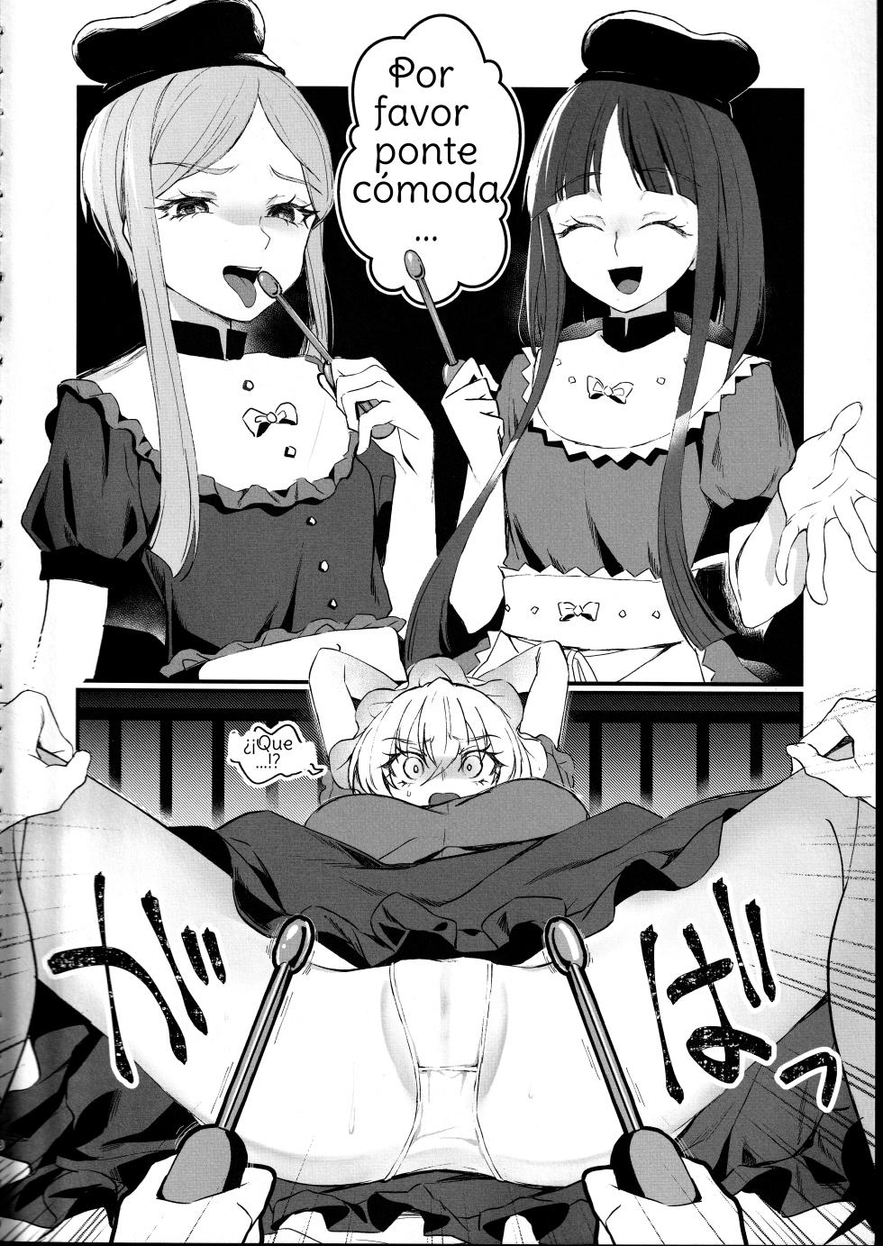 (Kagaku Seiki no Cafe Terrace 13) [Onecoin (Nakajima Kaede)] Tobira no Mukou de (Touhou Project) [Spanish] [Amaterasu] - Page 7