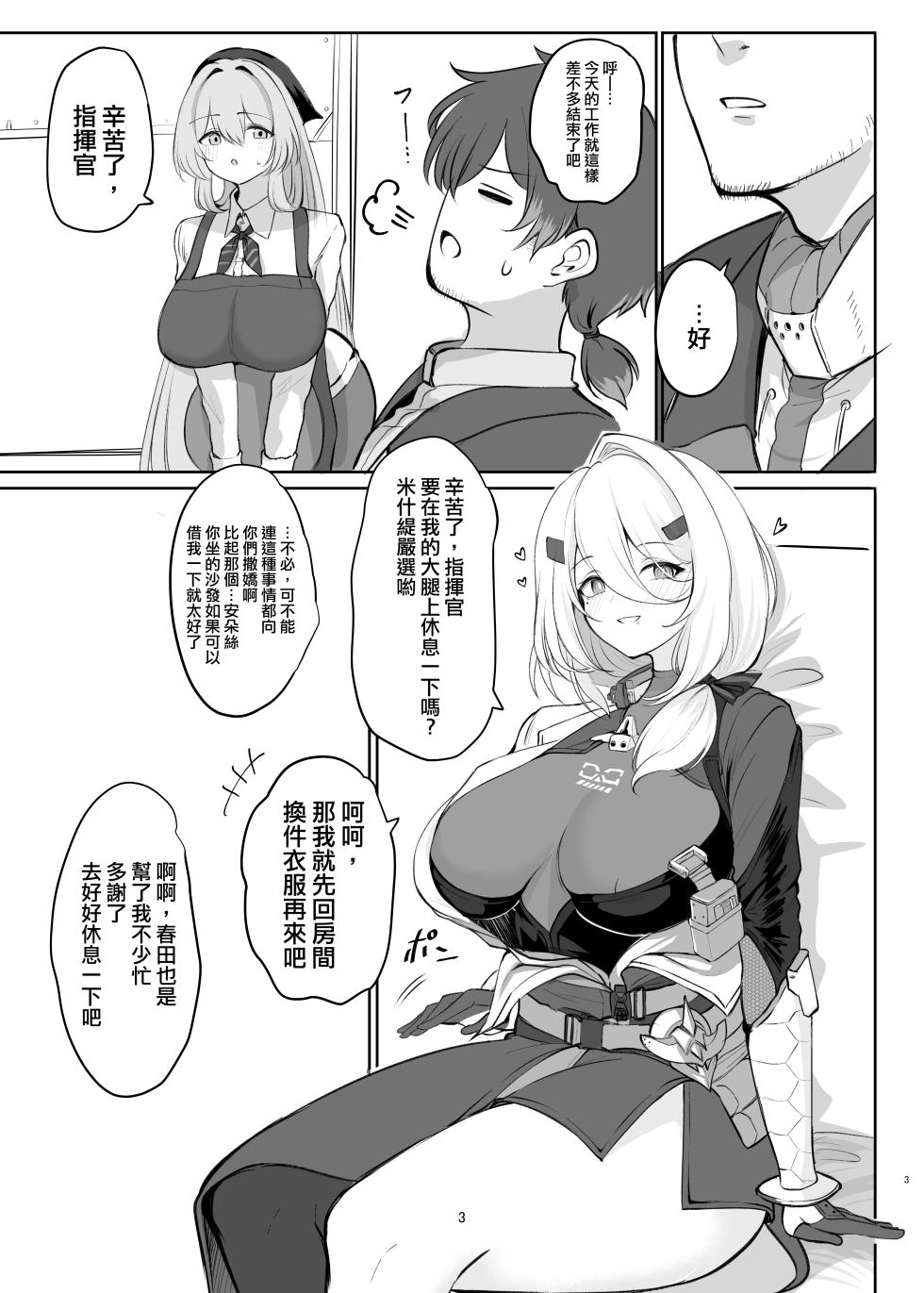 [Hello Girls! (10eki)] Amaama Ningyou | 甜蜜人形 (GIRLS' FRONTLINE 2: EXILIUM) [Chinese] [活力少女戰線×大受氣包烤RO組] [Digital] - Page 3