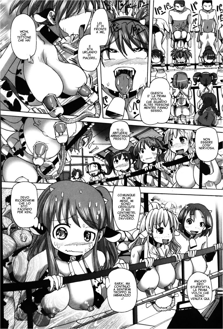 [Sakazaki Freddie] Mitsuko-chan no nyuugyuu taiken-ki | Far Crescere le Tette (COMIC Shingeki 2013-02) [Italian] - Page 12