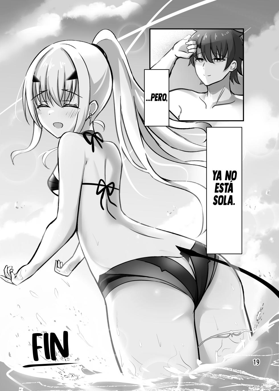 [Sarasara Canvas (Mikisarara)] Kono Hoshi de Ichiban no Hikoukigumo o (Fate Grand Order) [Spanish] [Rakuen Translations] [Digital] - Page 20