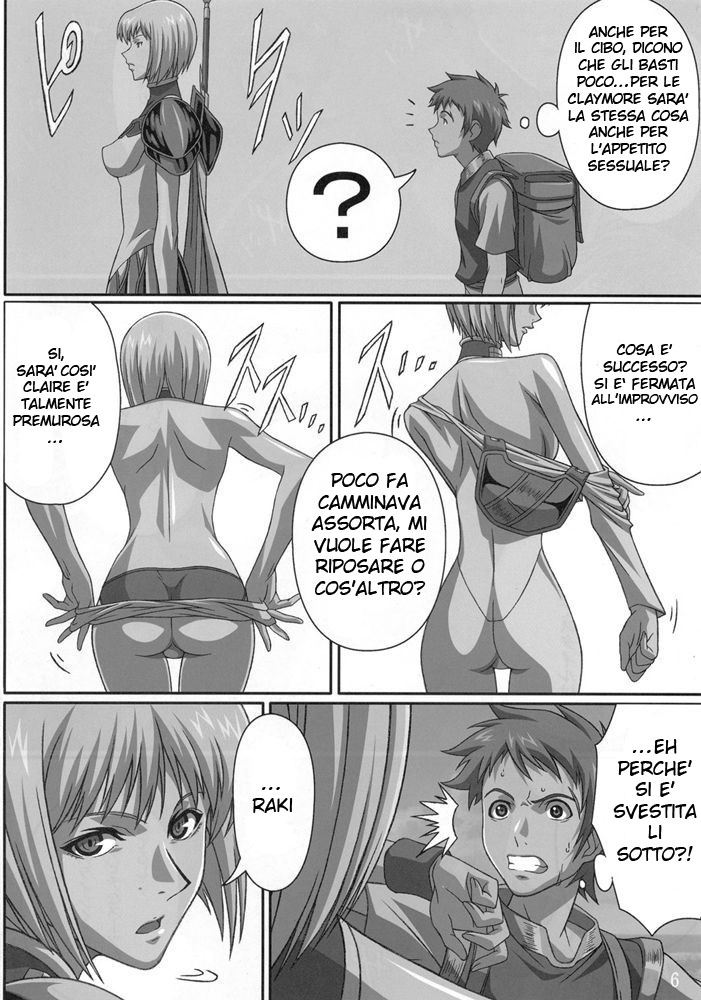 (C72) [Lost Rarities (Takapiko)] Industrial | La Vera Claire (Claymore) [Italian] - Page 5