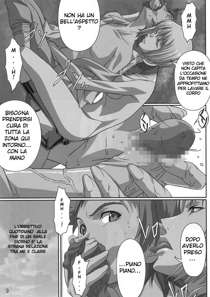 (C72) [Lost Rarities (Takapiko)] Industrial | La Vera Claire (Claymore) [Italian] - Page 8