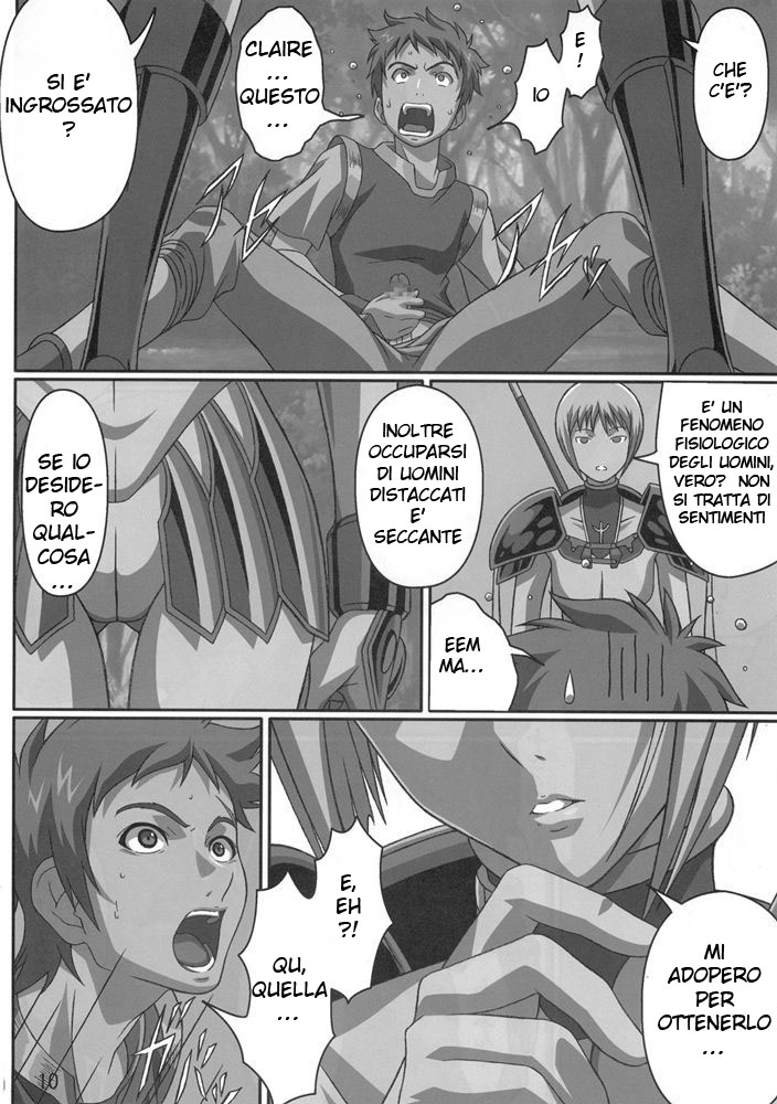 (C72) [Lost Rarities (Takapiko)] Industrial | La Vera Claire (Claymore) [Italian] - Page 9