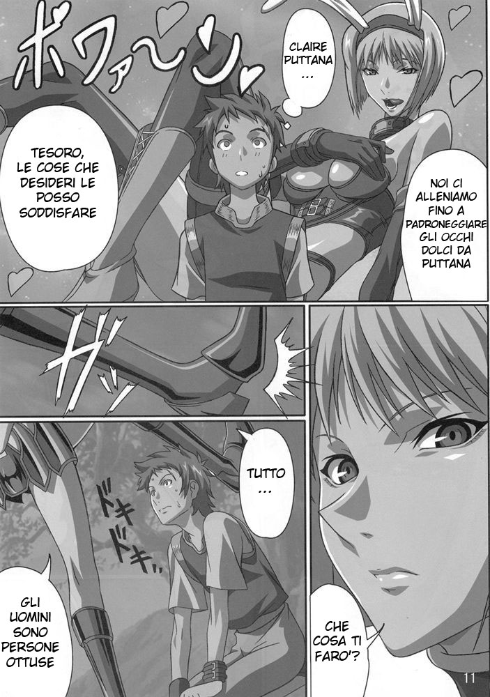 (C72) [Lost Rarities (Takapiko)] Industrial | La Vera Claire (Claymore) [Italian] - Page 10