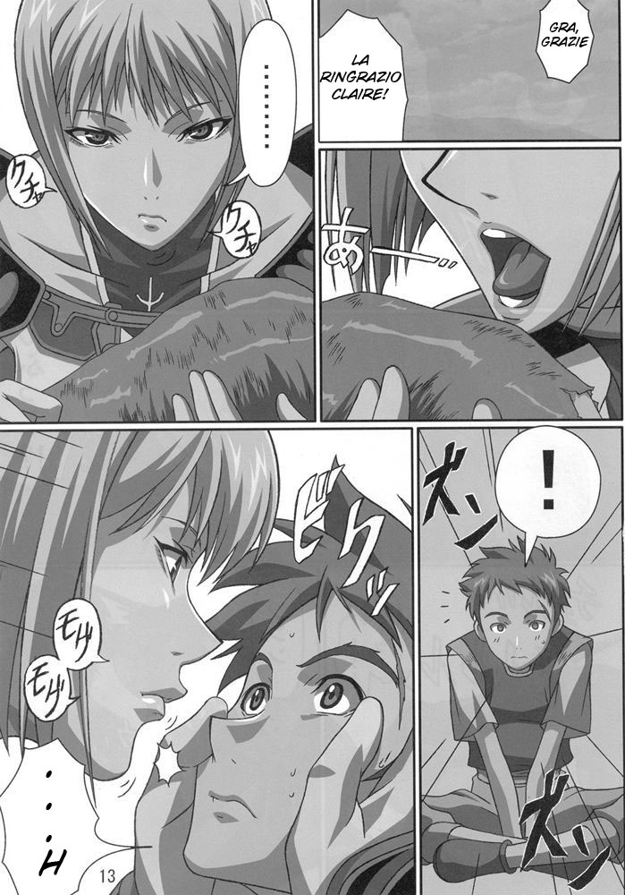 (C72) [Lost Rarities (Takapiko)] Industrial | La Vera Claire (Claymore) [Italian] - Page 12