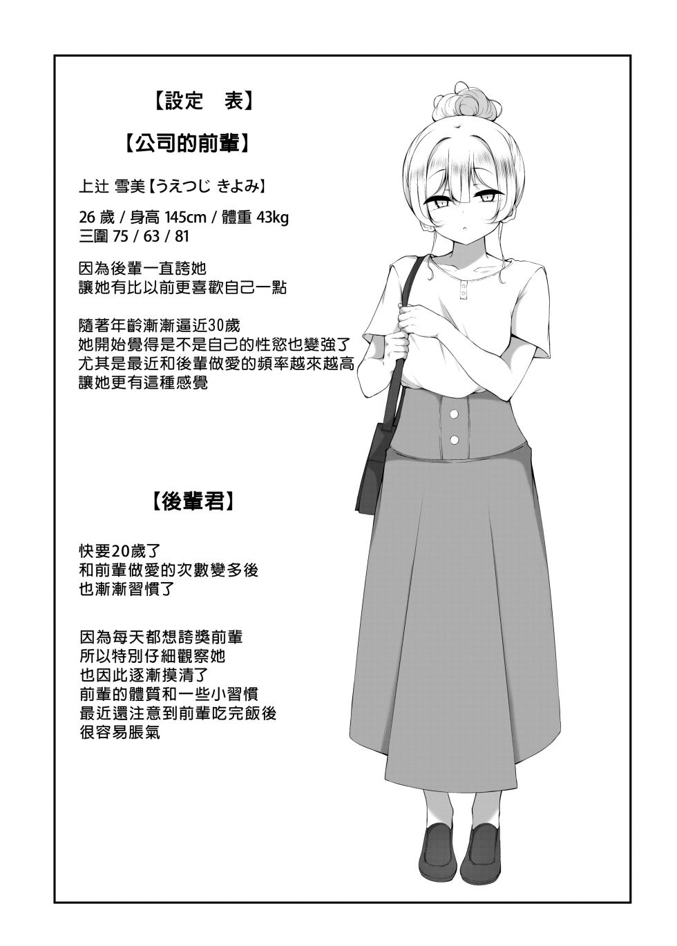 [Botsuraku Kizoku (Winter)] Ketsuge Haeteru Kaisha no Senpai to Umi ni Iku Hanashi | 和长着屁股毛的公司前辈一起去海边玩 [Chinese]  [Digital] - Page 3