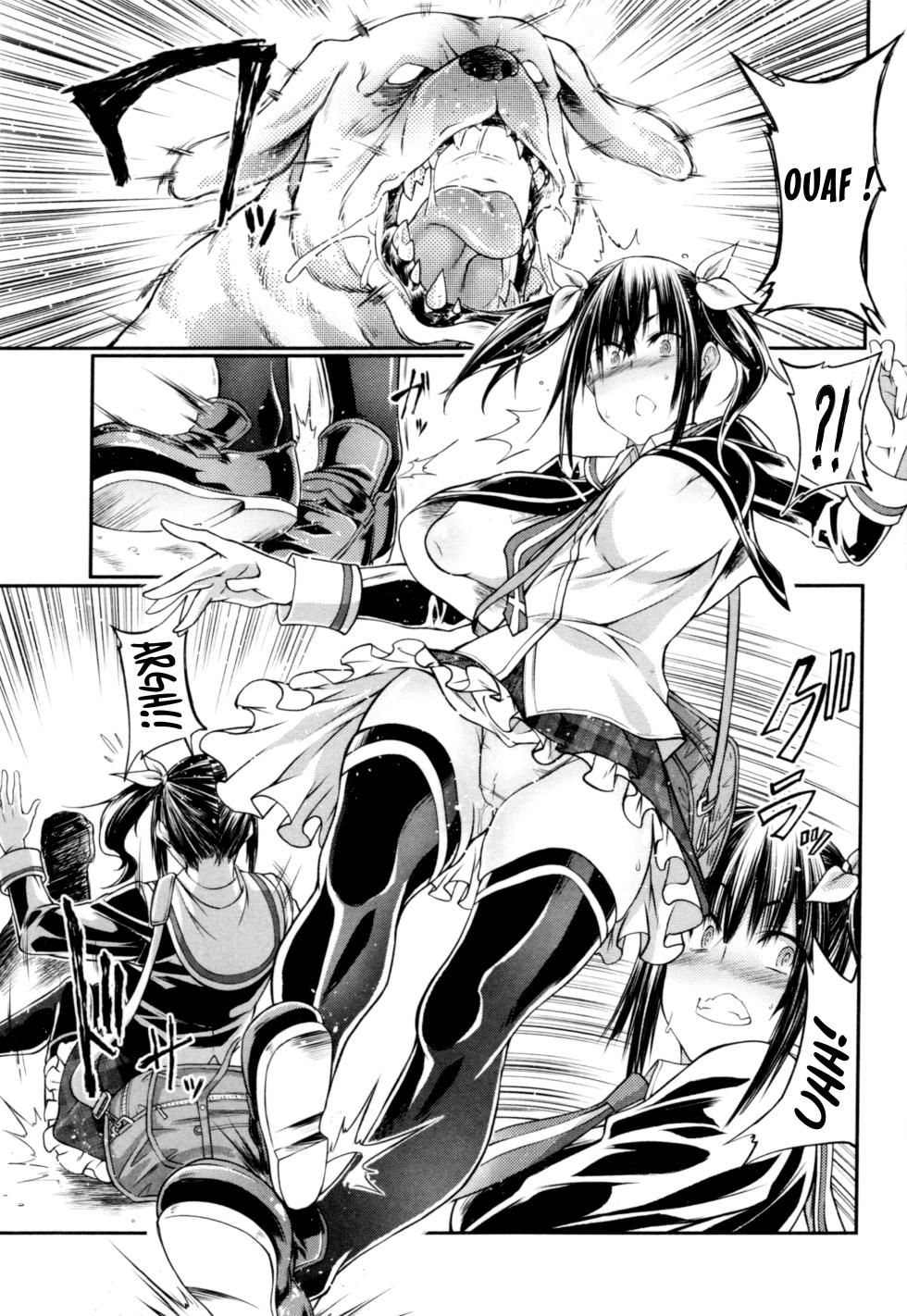 [Tenzen Miyabi] Himitsu no Chikamichi | Back Alley Shortcut | Un curieux raccourci (Kemono DIRECT 4) [French] - Page 5