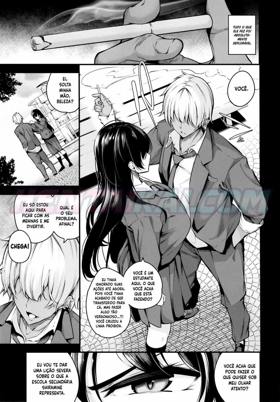 [Nasi-pasuya (Nasipasuta)] Shiramine Gakuen no Mesubuta Kaichou + Shiramine Gakuen no Mesubuta Rijichou [Portuguese-BR] [hentaikai.com] [mundohentaioficial.com] - Page 6