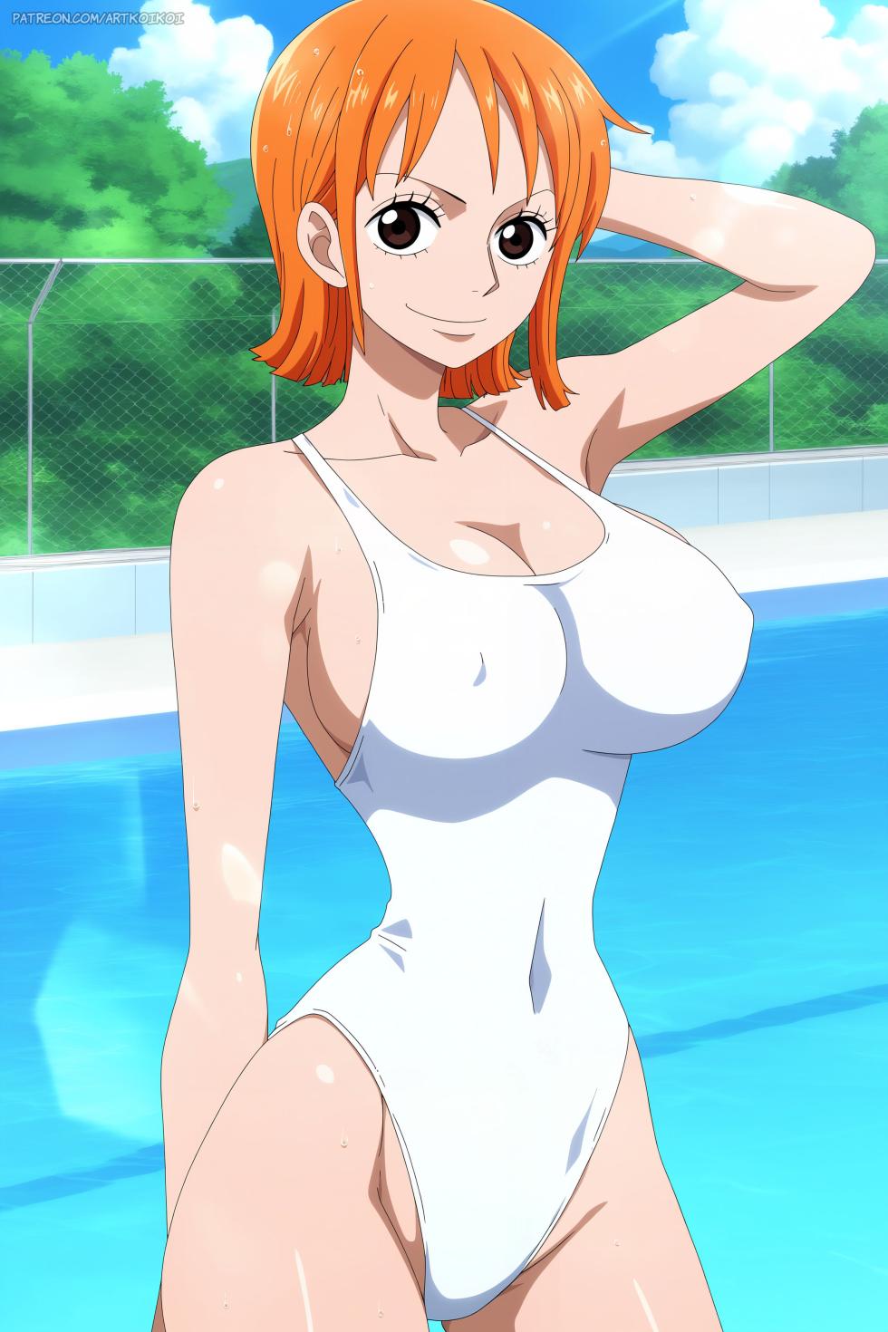 Nami at the beach [AI Generated] - Page 2