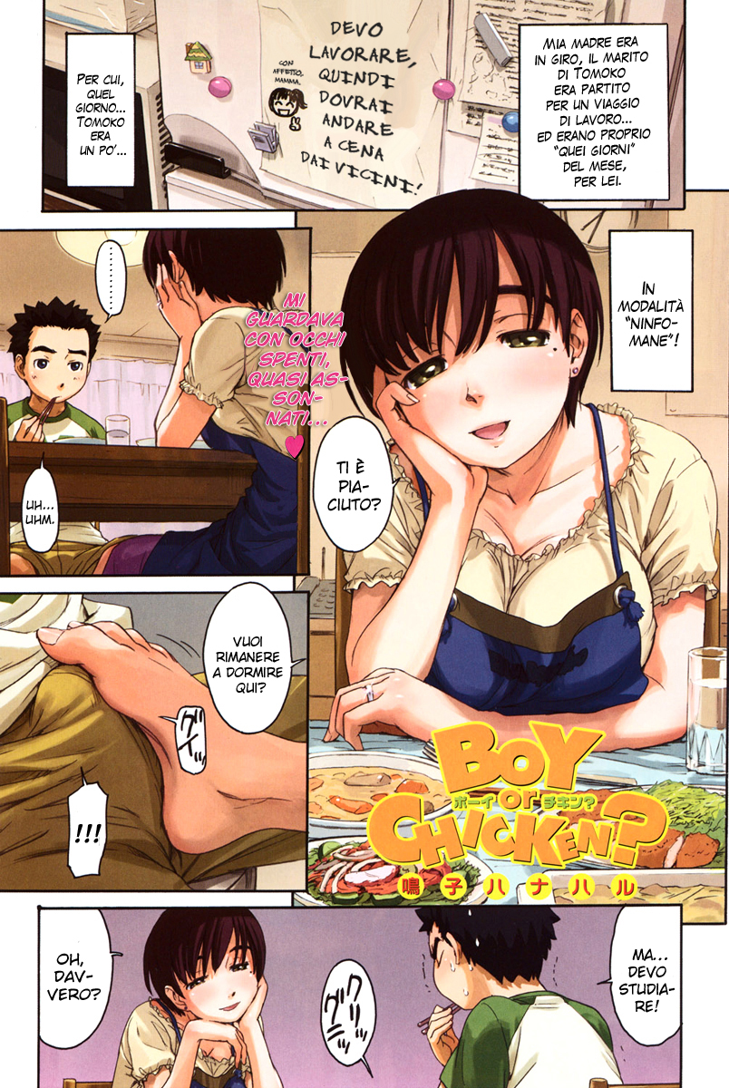 [Naruko Hanaharu] BOY or CHICKEN? (COMIC Kairakuten 2006-02) [Italian] - Page 2