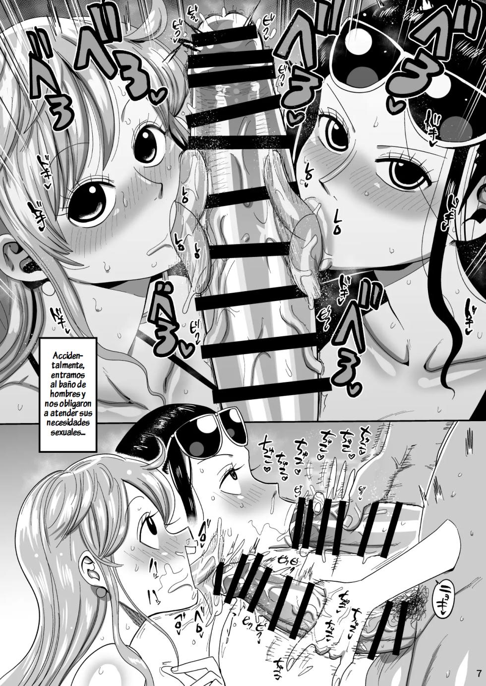 [CRAFT (Kiliu)] Nico Robin vs Massage Oji-san｜Nico Robin Vs. El Viejo Masajista (One Piece) [Spanish] [Al chile no sé Scan] [Digital][v2] - Page 7