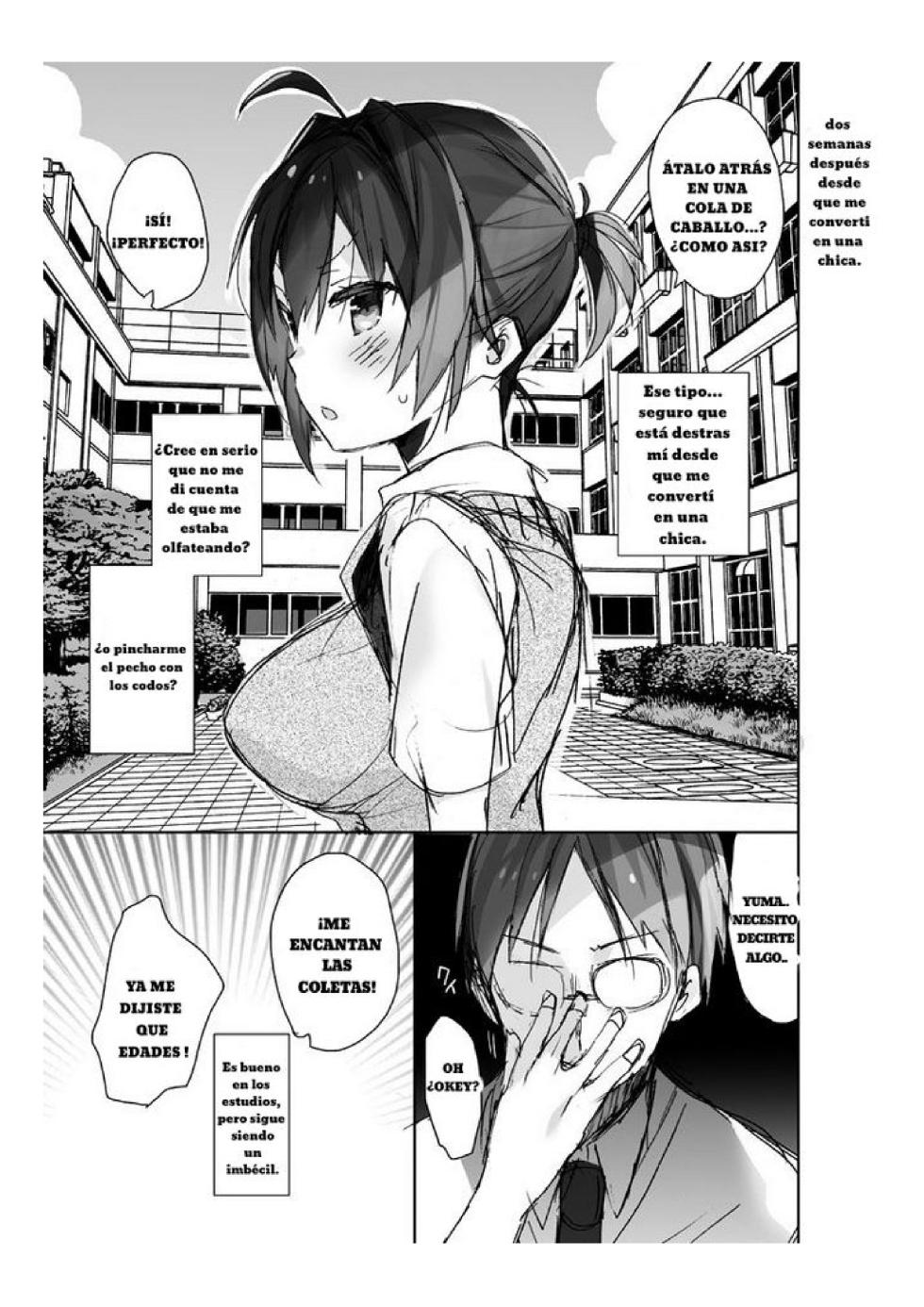 Nyotaika Shita | My debauched school life as a guy-turned-girl - Page 5