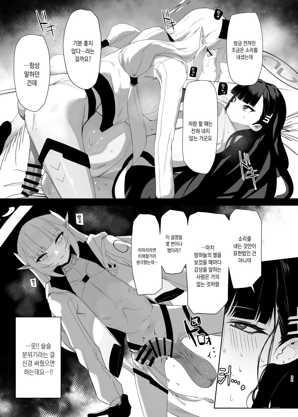 [Moujou Ishiki (Canvas Solaris)] Chou Tensai Byoujaku Bishoujo Chinpo Hacker VS Big Sister | 초천재 병약 미소녀 자지 해커 VS 빅 시스터 (Blue Archive) [Korean] [팀☆데레마스] [Digital] - Page 36