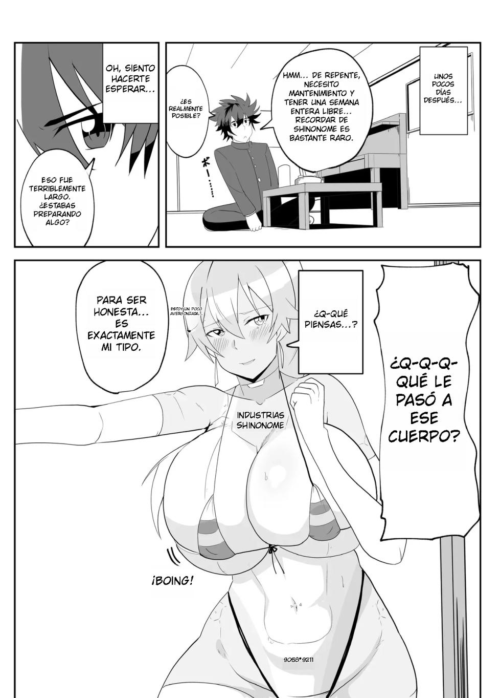 [Maximum Spec (Omurice)] Humanroid no Semen Paradise!｜¡Paraíso de Semen de Androide! [Spanish] [El Scan del Zorro] - Page 5