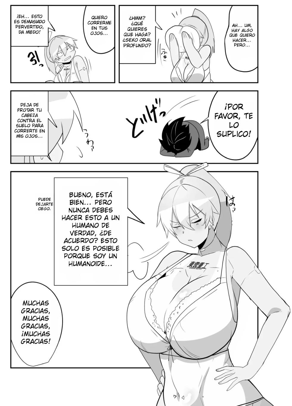 [Maximum Spec (Omurice)] Humanroid no Semen Paradise!｜¡Paraíso de Semen de Androide! [Spanish] [El Scan del Zorro] - Page 15