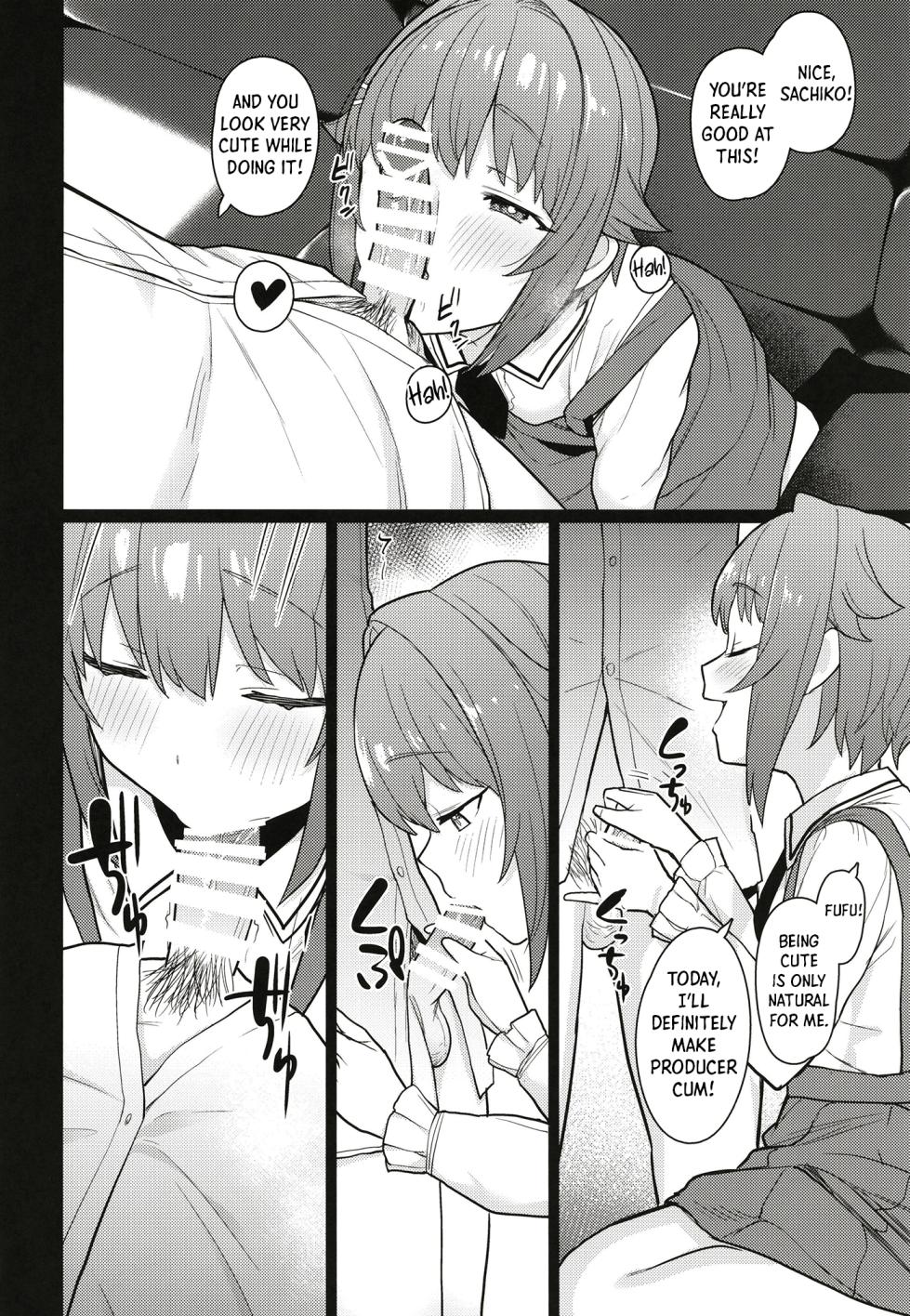 [Chie no Genseki (Azuse)] Hyonna Koto kara Sachiko ni Ecchi na Lesson o Suru Koto ni Natta | By a Strange Turn of Events, I Ended Up Giving Sachiko a Naughty Lesson (THE IDOLM@STER CINDERELLA GIRLS) [English] [Shiro Translation] [Digital] - Page 6