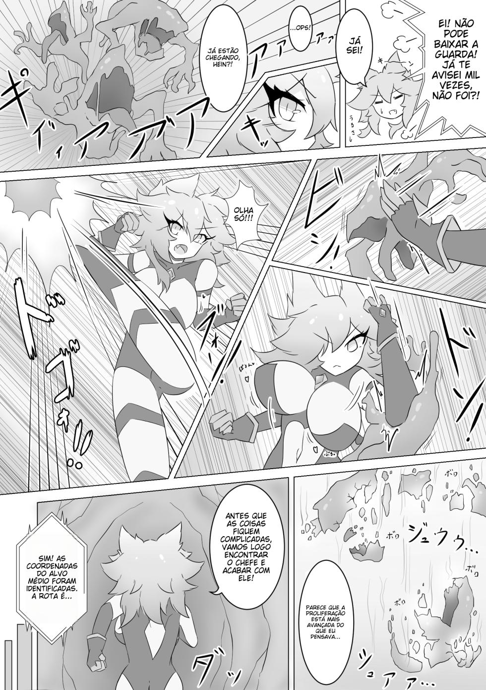 [Senchuu no anagura] Jewel Heroines Haiboku File ~Karin vs Crimson~ [Portuguese-BR] (TR-147) - Page 4