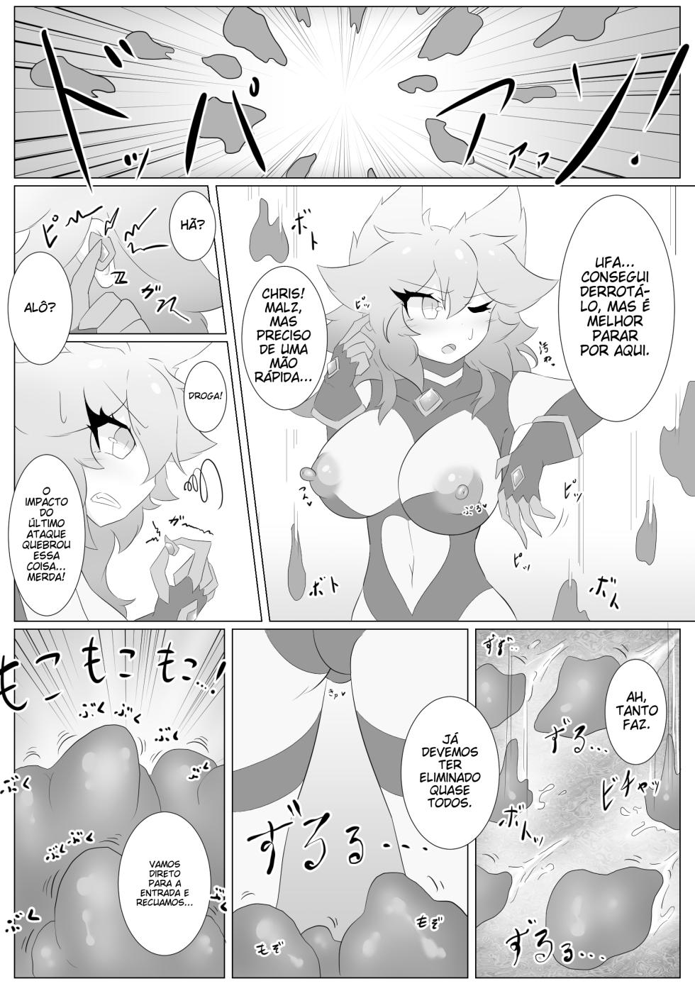 [Senchuu no anagura] Jewel Heroines Haiboku File ~Karin vs Crimson~ [Portuguese-BR] (TR-147) - Page 8