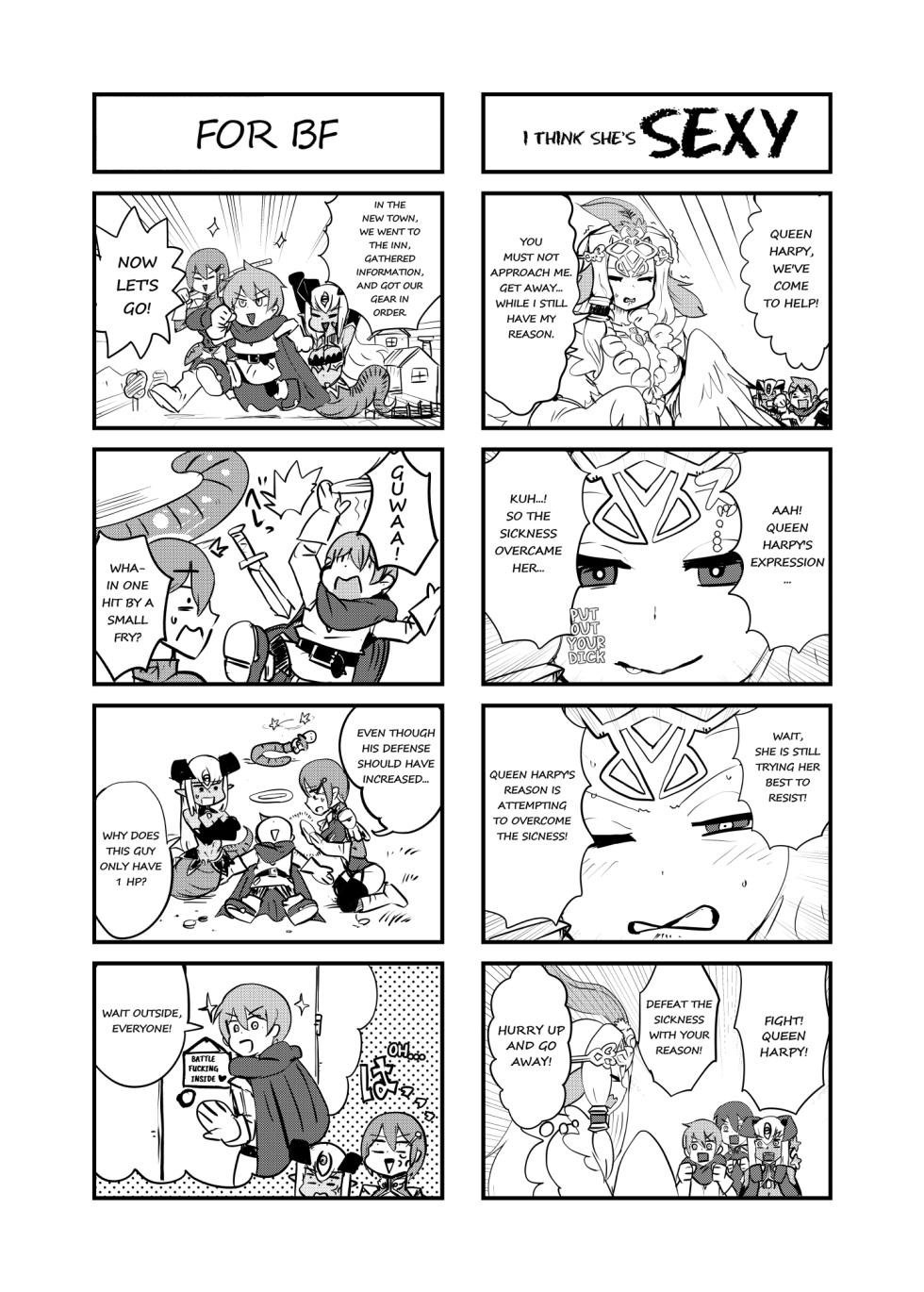 [Setouchi Pharm (Setouchi)] Monster Girl Quest! 4-Koma & Erotic Manga Theater: Spoiler Edition [English] [Digital] - Page 4