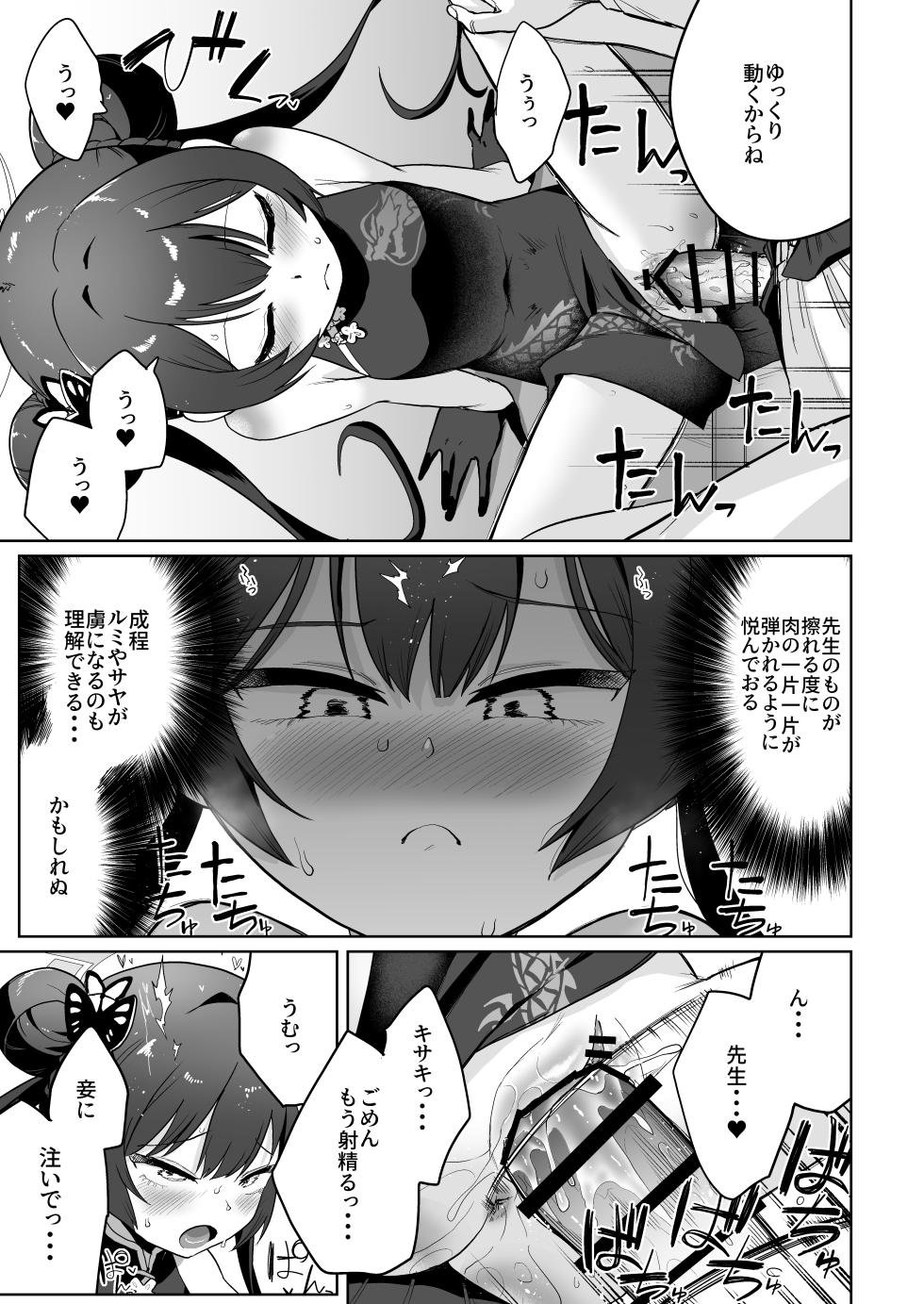 [Owakari Itadaketa darou ka (Umiyama Soze)] Tooki o Urei Chikaki o Omonpakaru (Blue Archive) [Digital] - Page 10