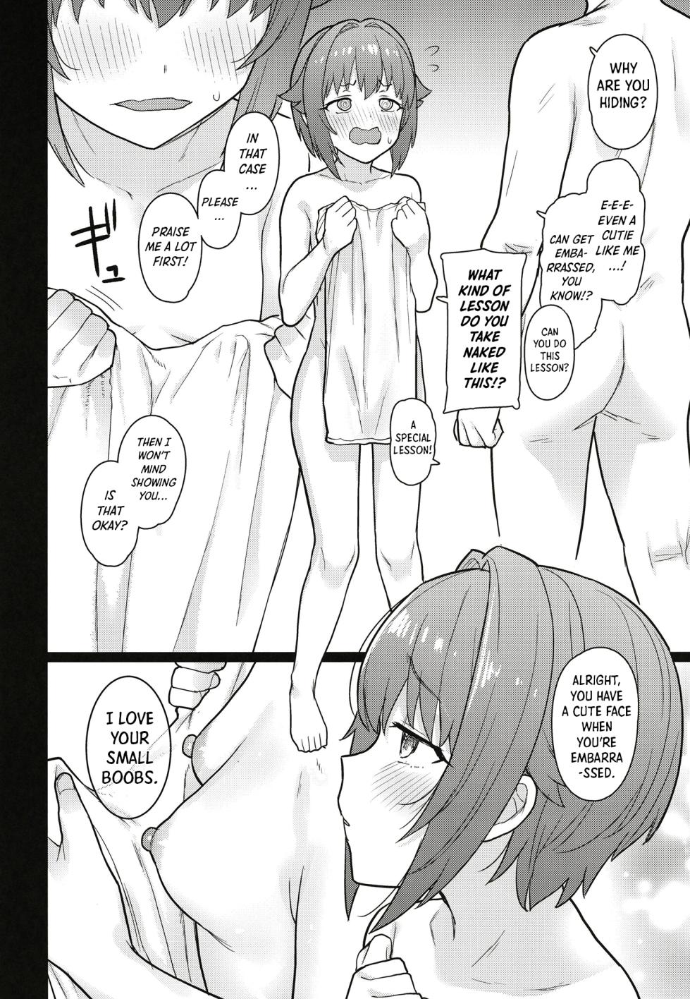 [Chie no Genseki (Azuse)] Hyonna Koto kara Sachiko ni Ecchi na Lesson o Suru Koto ni Natta | By a Strange Turn of Events, I Ended Up Giving Sachiko a Naughty Lesson (THE IDOLM@STER CINDERELLA GIRLS) [English] [Shiro Translation] [Digital] - Page 12