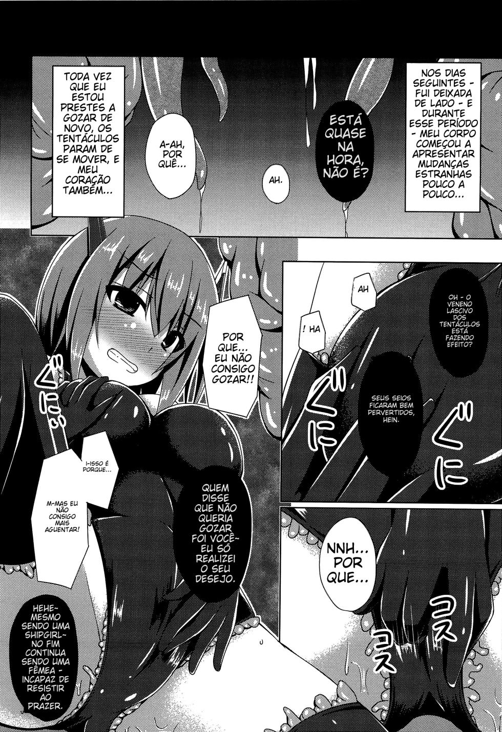 (Houraigekisen! Yo-i! 23Senme!) [Imitation Moon (Narumi Yuu)] Soukou Kuubo Taihou Shokushu-zeme ni Otsu (Kantai Collection -KanColle-) [Portuguese-BR] (TR-157) - Page 15