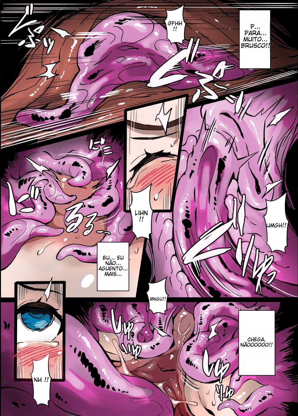 [Mist Night (Co_Ma)] Hell of Tentacles Doodle - Mei vs Metamon (Pokémon) [Portuguese-BR] [Colorized] (TR-159) - Page 8