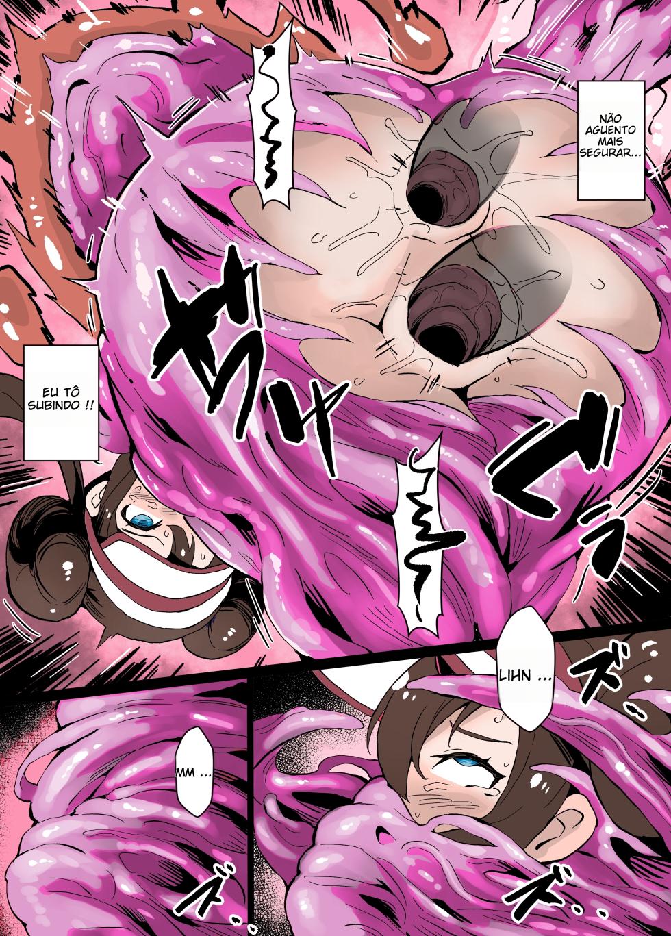 [Mist Night (Co_Ma)] Hell of Tentacles Doodle - Mei vs Metamon (Pokémon) [Portuguese-BR] [Colorized] (TR-159) - Page 10